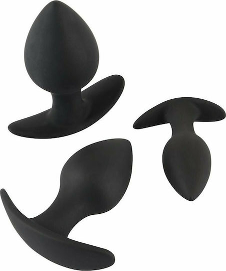 You2Toys Πρωκτικές Σφήνες Σετ Black 3τμχ