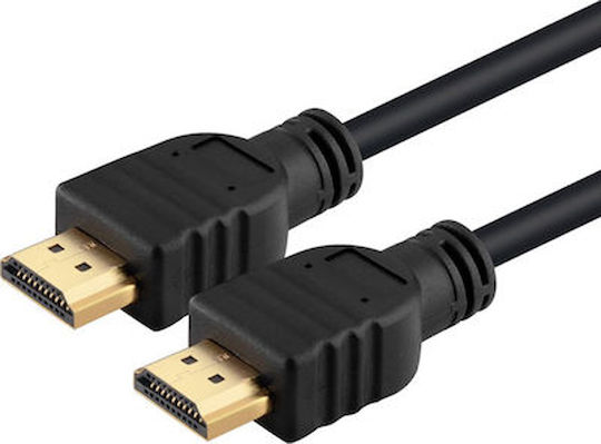 Edision HDMI 1.4 Cable HDMI male - HDMI male 3m Μαύρο