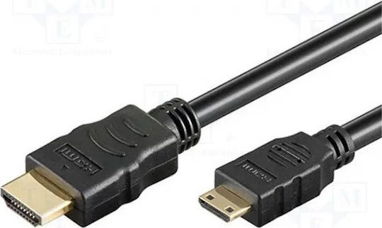 Goobay HDMI 1.4 Cable HDMI male - mini HDMI male 1m Black