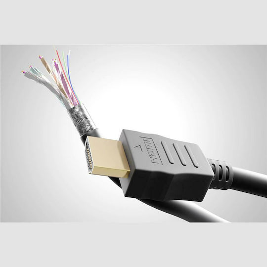 Goobay Cabluri HDMI 1.4 High Speed 1080p 120Hz HDMI De Sex Masculin - HDMI De Sex Masculin 15m Negru