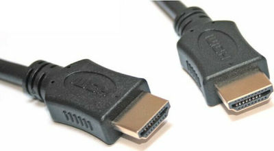 Omega HDMI 1.4 Cable HDMI male - HDMI male 5m Μαύρο