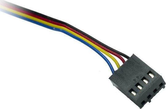 Inter-Tech Set Ventilatoare Pentru Carcasă 80mm (2000rpm / 30cfm) Fără Iluminare LED și Conexiune 4-Pin PWM 4 Bucăți