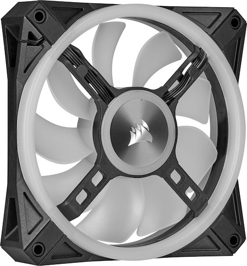 Corsair iCUE QL140 Case Fan 1250rpm 50.2cfm with RGB Lighting and 4-Pin PWM Connection