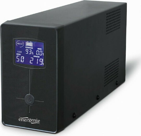 Energenie EG-UPS-034 Unitate UPS Linie Interactivă 1500VA 900W Cu 4 Prize De Curent Alternativ