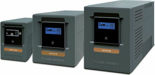 Socomec Netys PE 1500VA UPS Line-Interactive 900W με 6 IEC Πρίζες