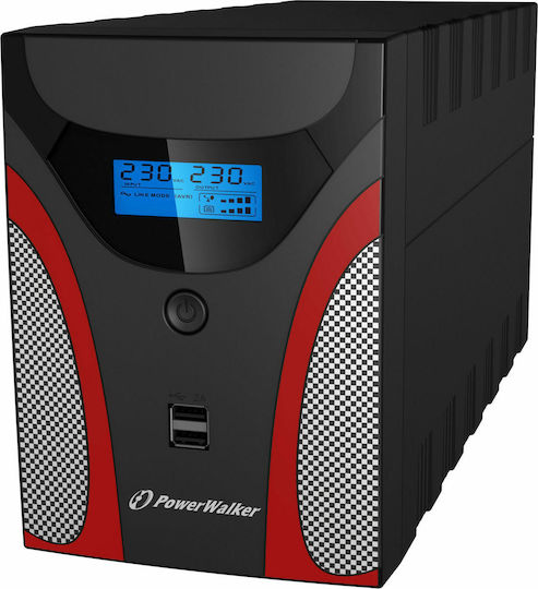 Powerwalker VI 1200 RLE UPS Line-Interactive 1200VA 720W με 4 IEC Πρίζες
