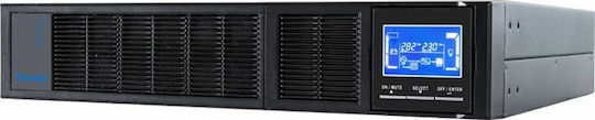 Tescom Prime Plus 1101 SRT UPS On-Line 1000VA 1000W with 8 IEC Power Plugs