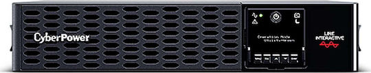 CyberPower PR1000ERT2U UPS Line-Interactive 1000VA 1000W με 10 IEC Πρίζες