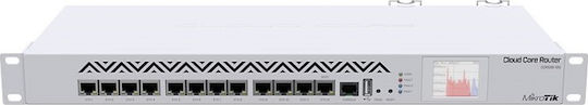 MikroTik CCR1016-12G v6 Router με 12 Θύρες Gigabit