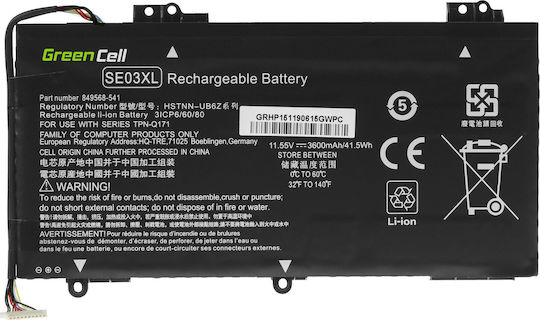 Green Cell Compatible Battery for HP Pavilion 14-AL/14-AV with 3600mAh