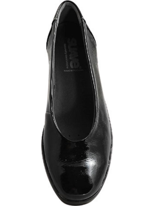 Suave Anatomic Leather Ballerinas 10009 Black