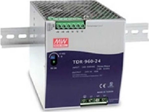 Mean Well TDR960-24 DIN Rail Power Supply 40A/24V/960W