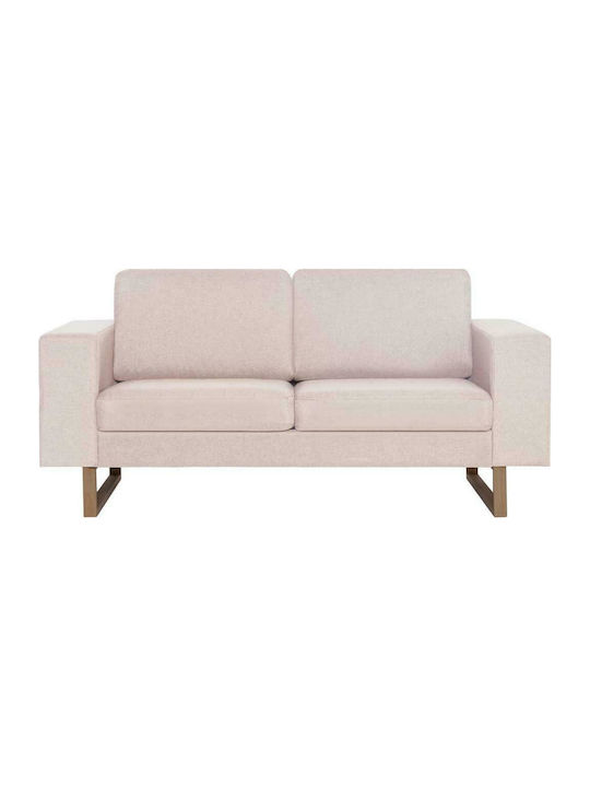 Living Room Furniture Set 3-Seater & 2-Seater Ecru