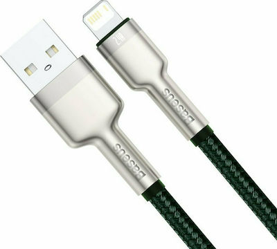 Baseus Cafule Series Braided USB-A to Lightning Cable Green 2m (CALJK-B06)