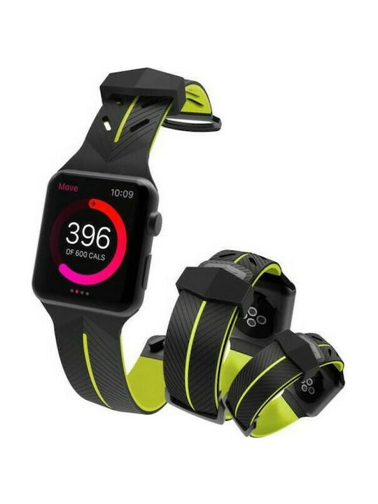 X-Doria Action Band Armband Grün (Apple Watch 44/45/46mm/Ultra 49mm)