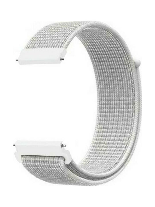 Simple Nylon Braided Λουράκι Summit White (Galaxy Watch (46mm) / Gear S3Huawei Watch 3 / Huawei Watch GT 2 Pro) Simple Nylon Braided Λουράκι Summit White (Galaxy Watch (46mm) / Gear S3Huawei Watch 3 / Huawei Watch GT 2 Pro)