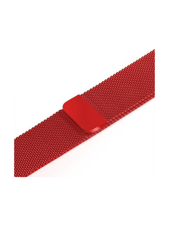 QuickFit Milanese Strap Stainless Steel Red (Apple Watch 38/40/41mm)