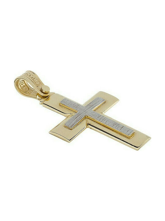 Triantos Men's Gold Cross 14K