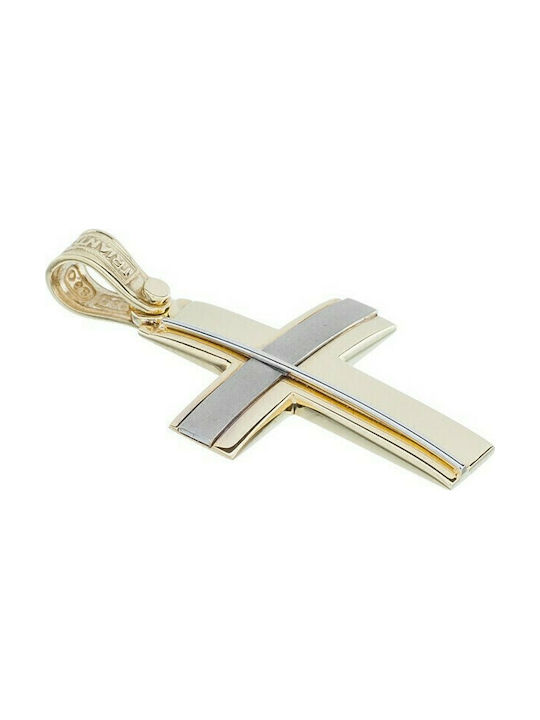 Triantos Men's Gold Cross 14K