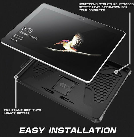 Supcase Unicorn Beetle Pro Umschlag Rückseite Dauerhafte Schwarze