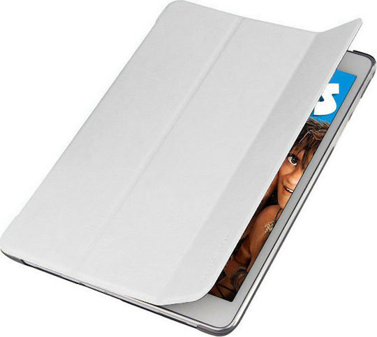 Tri-Fold Flip Cover Albă (Galaxy Tab A 9.7)