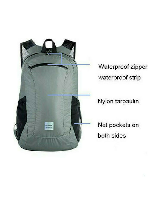 Romix Romix RH52 Ορειβατικό Σακίδιο 18lt Αδιάβροχο Γκρι Daypack