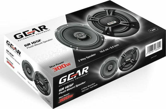 Gear GR-165F Σετ Ηχεία Αυτοκινήτου 6.5" με 30W RMS (2 Δρόμων)