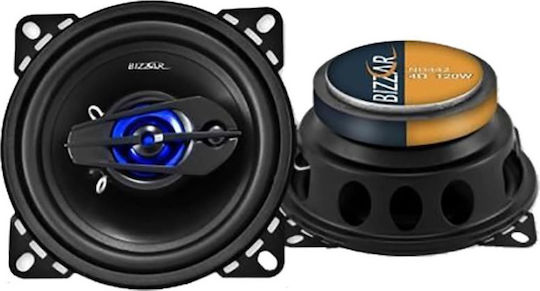 Bizzar AD-442 Σετ Ηχεία Αυτοκινήτου Ομοαξονικά 4" με 30W RMS (2 Δρόμων)