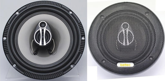 Beltec Audio Set Auto-Lautsprecher BL65C 6.5" mit 50W RMS (3 Weg)