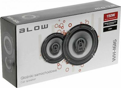 Blow Σετ Ηχεία Αυτοκινήτου WH-1616 6.5" με 150W RMS (3 Δρόμων)