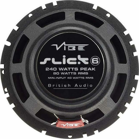 Vibe Audio SLICK 6-V7 Σετ Ηχεία Αυτοκινήτου 6.5" με 80W RMS (2 Δρόμων)