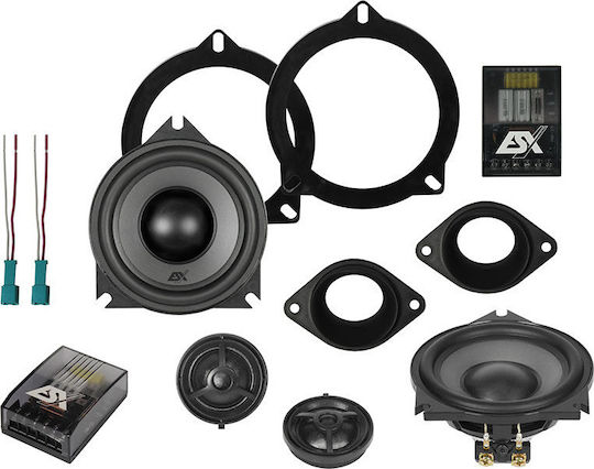 Esx Vision VS100C BMW Σετ Ηχεία Αυτοκινήτου Διαιρούμενα 4" με 60W RMS (2 Δρόμων)