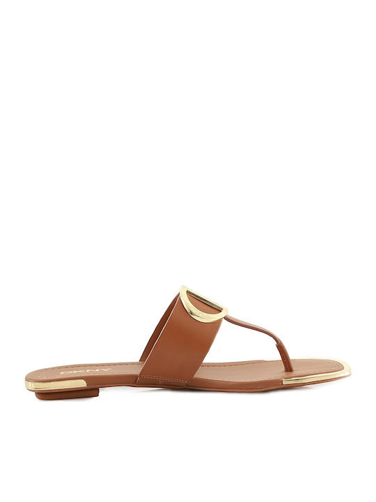 DKNY Halcott Δερμάτινα Σανδάλια Ταμπά