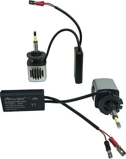 Auto Gs Лампи Автомобила Y1 Samsung D2 D1 LED 5500К Хладно бяло 12V 20W 2бр