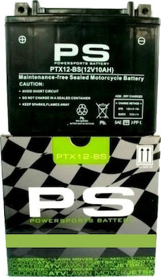 PS Μπαταρία Μοτοσυκλέτας PTX12-BS με Χωρητικότητα 10Ah