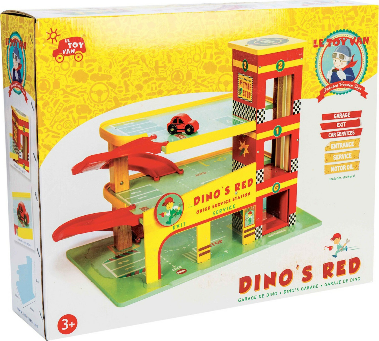 Le Toy Van Dino's Garage Skroutz.gr