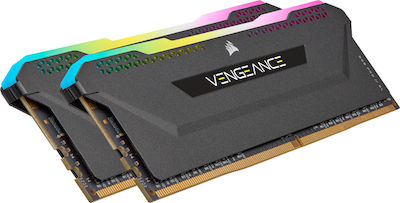 Corsair Vengeance RGB Pro SL 32GB DDR4 RAM with 2 Modules (2x16GB) and 3600 Speed for Desktop