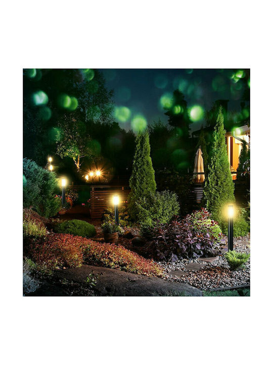 V-TAC Outdoor Floor Lamp Small Post 60W IP44 for E27 Socket Black