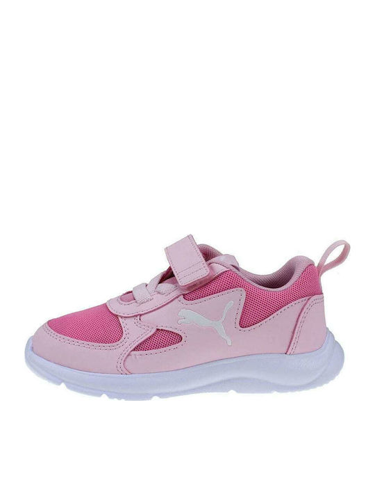 Fun Racer Ac Ps Preschool Kids Sports Shoes Running with Hoop & Loop Closure Pink