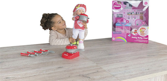 Globo Baby Doll Set Bimbo Molly Baby Chef for 2+ Years