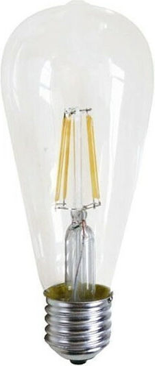 Atman Bec LED 4W 145mm pentru Soclu E27 și Formă ST64 Alb cald 440lm