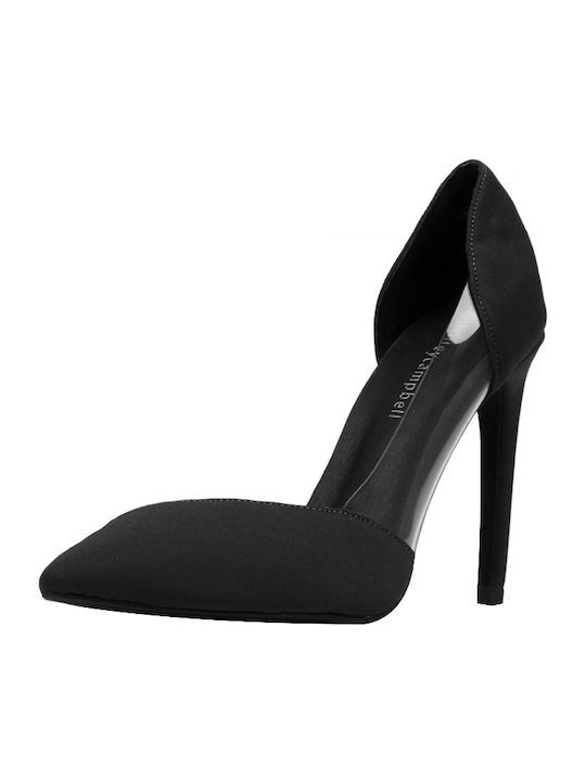 Jeffrey Campbell Pointed Toe Stiletto Black High Heels Swifty 0101001732