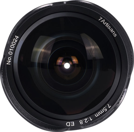 7artisans Crop Φωτογραφικός Φακός Photoelectric 7.5mm f/2.8 Mark II Fisheye / Wide Angle για Sony E Mount Μαύρος