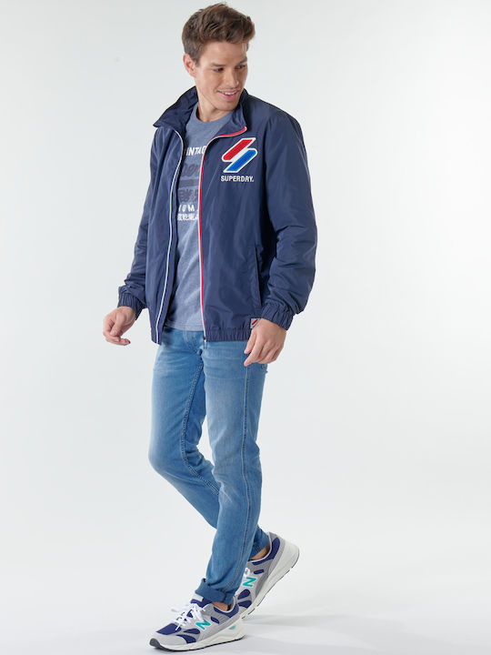 Cagoule Jacket Windproof Blue
