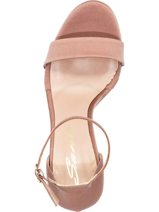 Leather Sandals Pink
