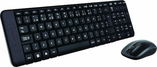 Logitech MK220 Ασύρματο Σετ Πληκτρολόγιο & Ποντίκι Αγγλικό US