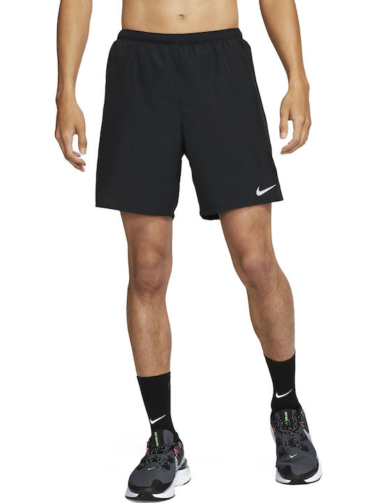 Challenger 2in1 Αθλητική Ανδρική Βερμούδα Dri-Fit Μαύρη