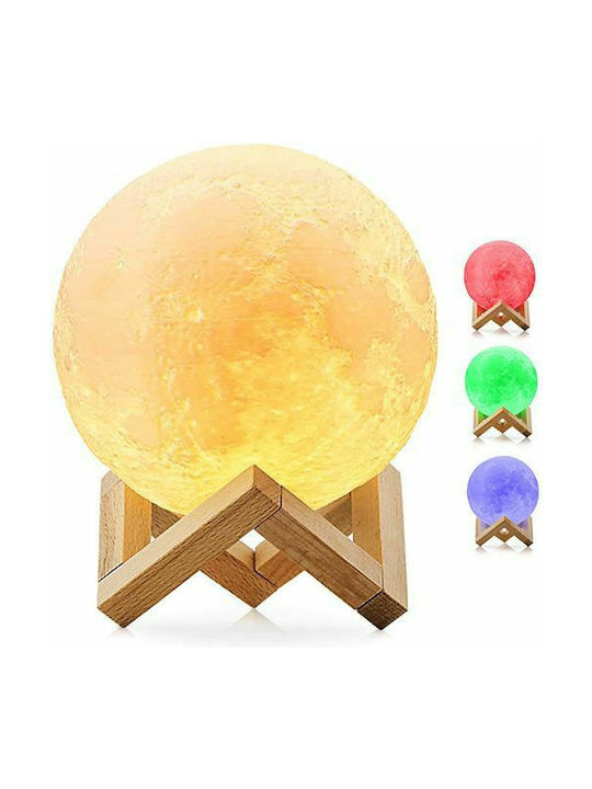GloboStar Moon Dekorative Lampe Mondlicht Mehrfarbig