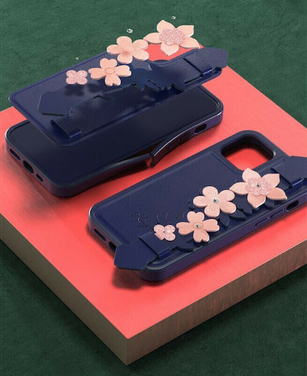 Kingxbar Sweet Series Back Cover Δερματίνης Μπλε (iPhone 12 Pro Max)