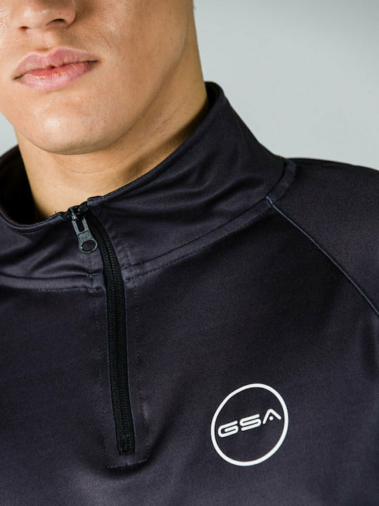 Gearplus Athletic Long Sleeve Black Blouse